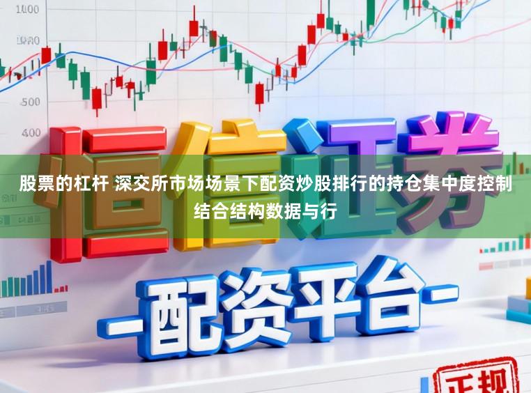 股票的杠杆 深交所市场场景下配资炒股排行的持仓集中度控制结合结构数据与行