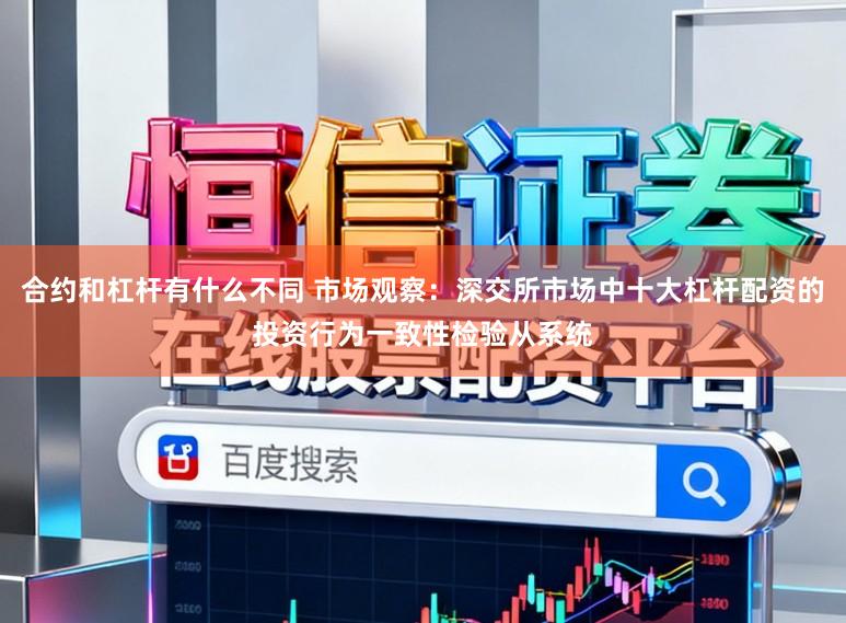 合约和杠杆有什么不同 市场观察：深交所市场中十大杠杆配资的投资行为一致性检验从系统