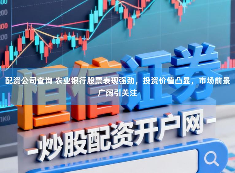配资公司查询 农业银行股票表现强劲，投资价值凸显，市场前景广阔引关注